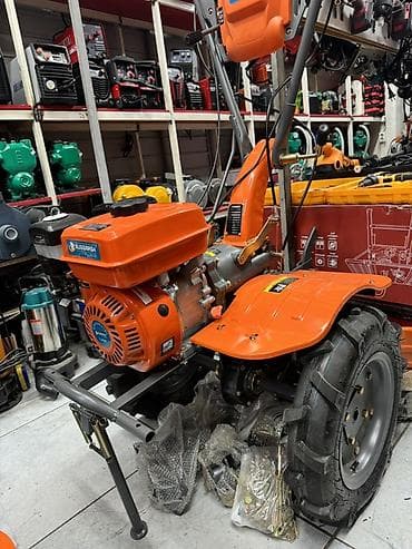 Мотоблок бензиновый (оранжевый, колёсный) Назначение: - Обработка