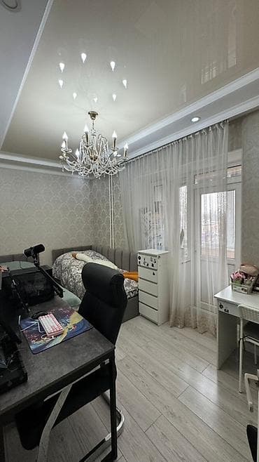 квартира манаса: 2 комнаты, 43 м², Индивидуалка, 4 этаж, Евроремонт — 4