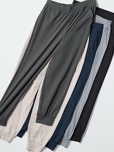 юникло спортивный костюм женский: Спортивные брюки UNIQLO, темно‑серые - Легкая быстросохнущая ткань с — 7