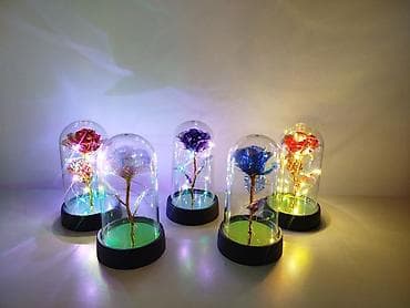 света диот: Набор с мишкой и колбой с цветком всего за 500 сом LED-декорации — 2