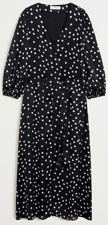 pull beer: Повседневное платье, Италия, Лето, Длинная модель, Вискоза, На запах, S — 7