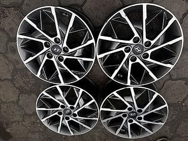 01: Литые Диски R 17 Hyundai, Комплект, отверстий - 5, Б/у — 8