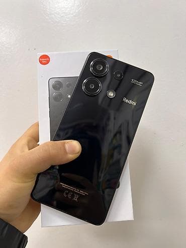 Redmi, Redmi Note 13, Б/у, 256 ГБ, цвет - Черный, 2 SIM