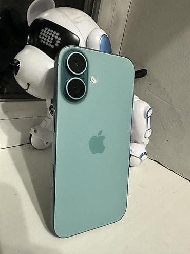 s22 plus: IPhone 16, Б/у, 256 ГБ, Alpine Green, Защитное стекло, Чехол, Кабель, 100 % — 10