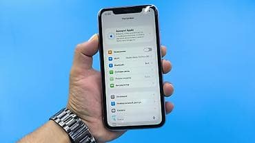 IPhone 11, Б/у, Blue Titanium, Защитное стекло, Чехол, 75 % — 7