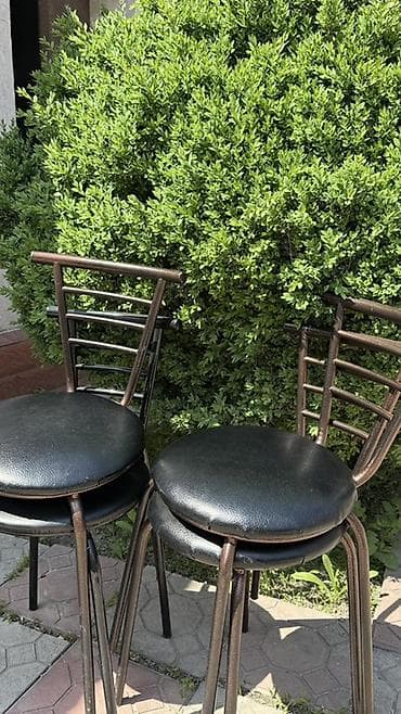 Табуретки: Барный стул, Б/у, Железо — 1