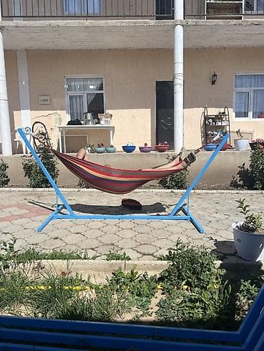 белые камни: Гамак Одноместный, Тканевый — 2