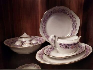 красивые вещи: Антикварный сервис из 35 предметов на 6 персон, привозили из Европы — 7