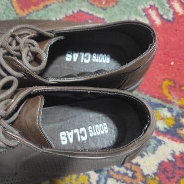 Туфли: Мужские туфли, 41, Б/у, цвет - Черный, Самовывоз — 3