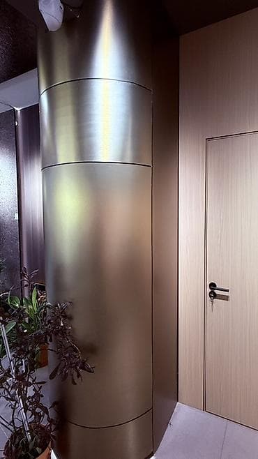 deco: Декоративная облицовка для круглых колонн из металла - Материал — 1