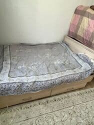 Шкаф большой кровать с матрасом и зеркало, цена договорная at lalafo.kg Шкаф большой кровать с матрасом и зеркало, цена договорная