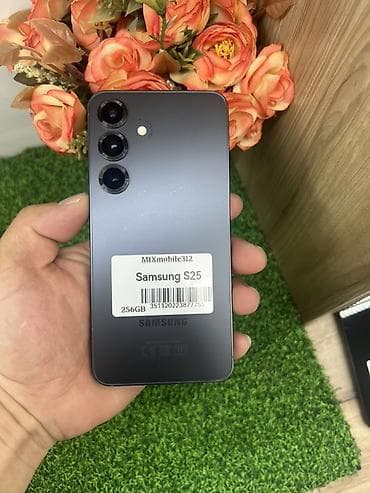 Samsung Galaxy S25, 256 ГБ, түсү - Боз lalafo.kg да Samsung Galaxy S25, 256 ГБ, түсү - Боз