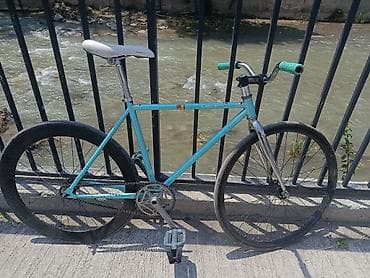 фикс fixed gear: Шоссейный велосипед, Рама M (156 - 178 см), Б/у — 1