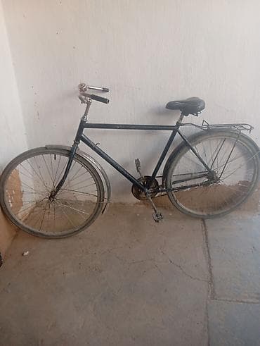 Городской велосипед с прямой рамой - Классическая стальная рама с