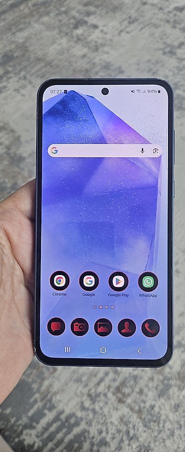 samsung galaxy a7 2017: Samsung Galaxy A55, Новый, цвет - Синий — 1