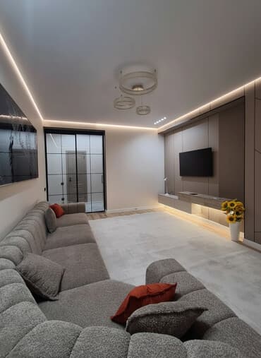 суточный квартира бишкек парк: 1 комната, Душевая кабина, Постельное белье, Кондиционер — 1