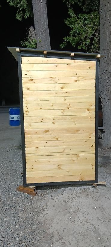 охрана будка: Туалетная кабинка, будка, Материал: Дерево — 5