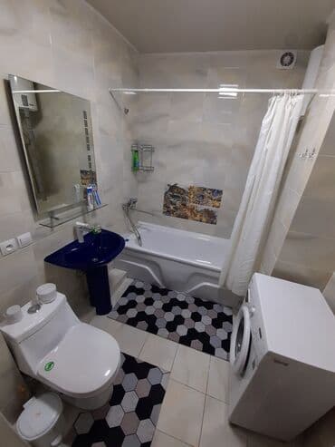 аренда элитных домов: 1 бөлмө, Душ кабинасы, Жаздык, жууркан-төшөк каптары, Кондиционер — 3