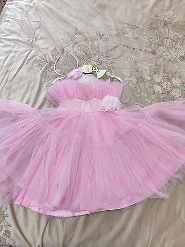 детские платья на выпускной: Детское платье, цвет - Розовый — 1