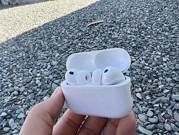 Наушники: Беспроводные наушники Apple AirPods Pro в белом цвете с зарядным — 2