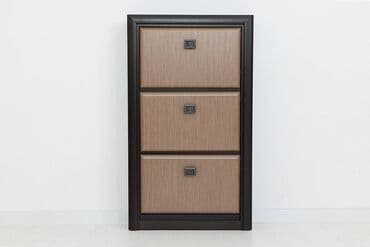 офисные мебели: Тумба для обуви 3Д, коллекции Коен МДФ, Штрокс Темный, БРВ Брест — 1