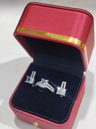 свадебные наборы ручной: Набор украшений, Проба 925, Женские, Новый — 2