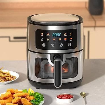 Техника жана электроника: Аэрогриль (Air Fryer) с электронным управлением и программами — 6