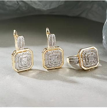 Личные вещи: Ювелирные наборы с жемчугом и фианитами Вариант 1 (круглый дизайн с — 4