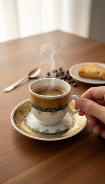 монеты разных стран: Кофейный сервиз фарфор Чехословакия 6 блюдец и 6 чашек. Новый! В — 1