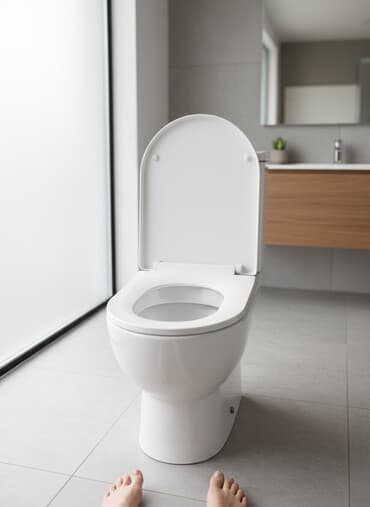 Унитаз Напольный, Новый, Материал: Керамика