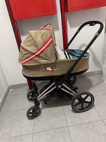 новорожден: Коляска 2 в-1 Cybex Priam Jeremy Scott by Kurkova Karolina (люлька + — 1