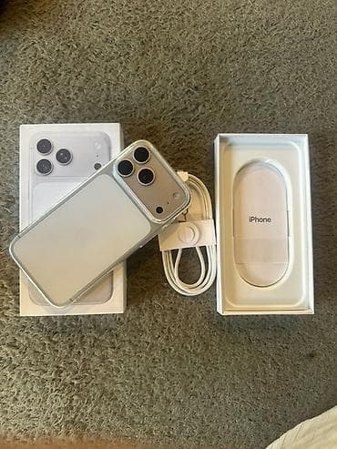 IPhone 17 Pro Max, Жаңы, 1 ТБ, Күмүш, Куту, 100 % — 1