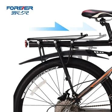 багажник велосипеда: Багажник для велосипеда 🚲 Легкий вес: всего 1.35 кг 🔧 Простая — 7