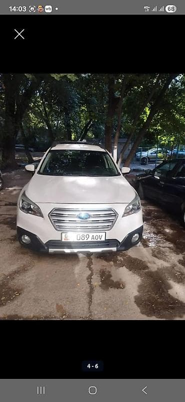 Транспорт: Subaru Outback: 2017 г., Автомат, Универсал — 4