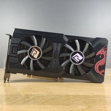 Видеокарта, Б/у, Radeon RX, 4 ГБ, Для ПК