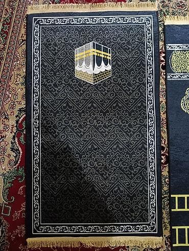 глем палас: Жайнамаз, Дорожный/складной, цвет - Коричневый — 4