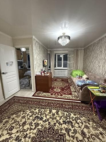 ганди: 2 комнаты, 43 м², Хрущевка, 1 этаж, Евроремонт — 5