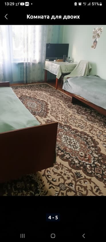 долгосрочная аренда квартиры в бишкеке: 38 м², С мебелью — 1