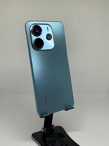 Redmi, Redmi Note 14, Б/у, 256 ГБ, цвет - Голубой, 2 SIM