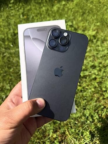 IPhone 16 Pro Max, Black Titanium, Коробка