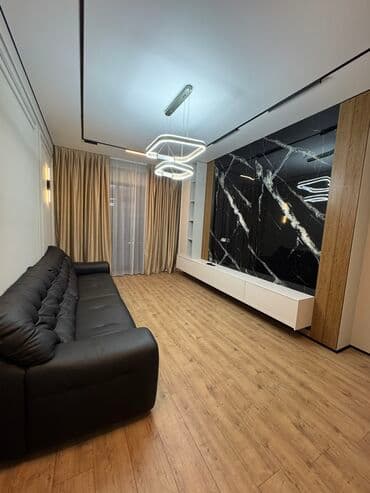 квартира кызыл аскер кудайберген: 2 бөлмө, 78 м², Элитка, 15 кабат, Дизайнердик ремонт — 6