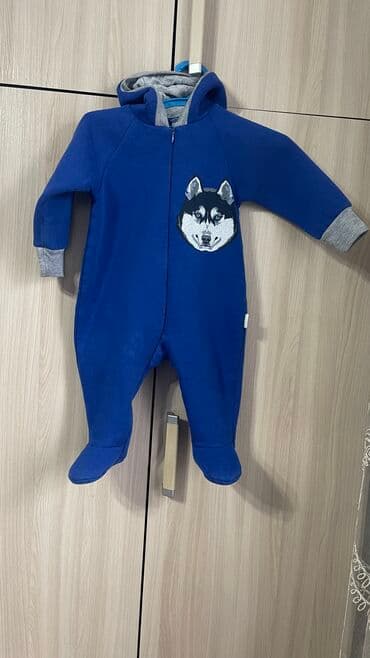 Всего за 350с -Комбинезон Baby bo🎈m с капюшоном, б/у -Утепленный