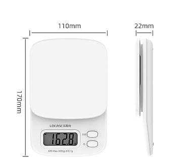 weight scale: Кухонные электронные весы LOEASE K85 - Диапазон взвешивания: до 3000 — 4