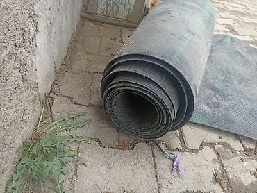 резиновый дорожка: Резиновый рулонный коврик с перфорацией. - Материал: плотная — 1