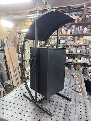 С крышкой, Материал: Сталь, 35 л