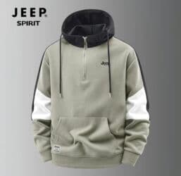 нужные вещи: Толстовка Jeep Spirit с капюшоном и молнией.размер S - Цвет — 1