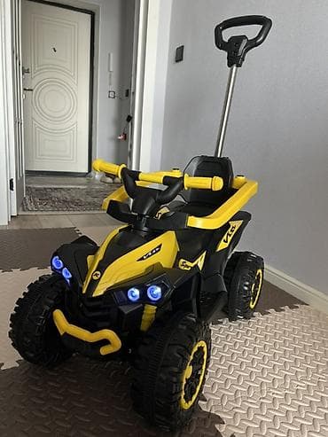 Детский квадроцикл-каталка 2‑в‑1 - Подходит с 1,5 года родители могут at lalafo.kg Детский квадроцикл-каталка 2‑в‑1 - Подходит с 1,5 года родители могут