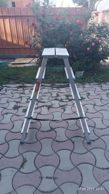 мебель бишкек столы и стулья фото цены: Складная стремянка-лестница, Материал: Алюминий, Для дома, Высота: До 2 м — 2
