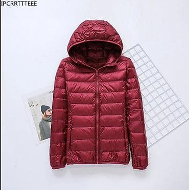 side by side: Пуховик, Короткая модель, С капюшоном, 4XL — 1