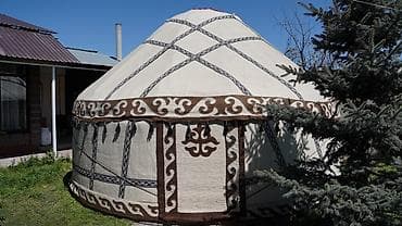 Юрты: Аренда юрты, Каркас Деревянный, 75 баш, Посуда, Стол, С полом — 4